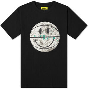 CHINATOWN MARKET SMILEY MONEY BALL T-SHIRT BLACK TSHIRT SIZE:L